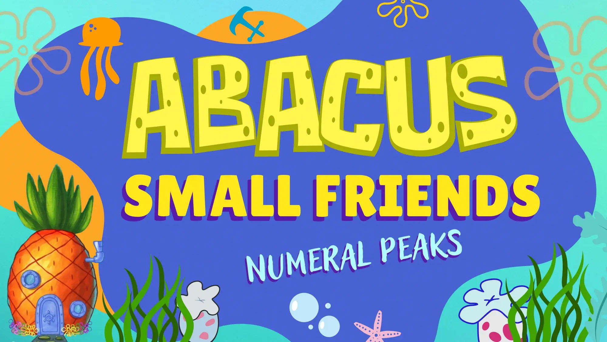 Abacus Small Friends Numeral Peaks