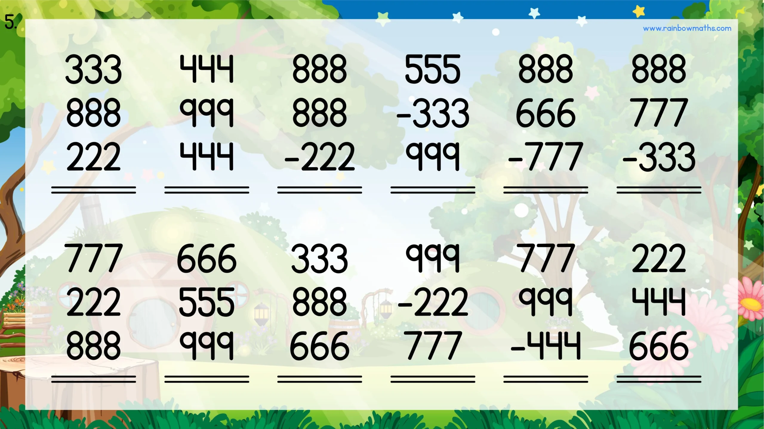 Sum & Subtract Triple-Digit Fun-images-4