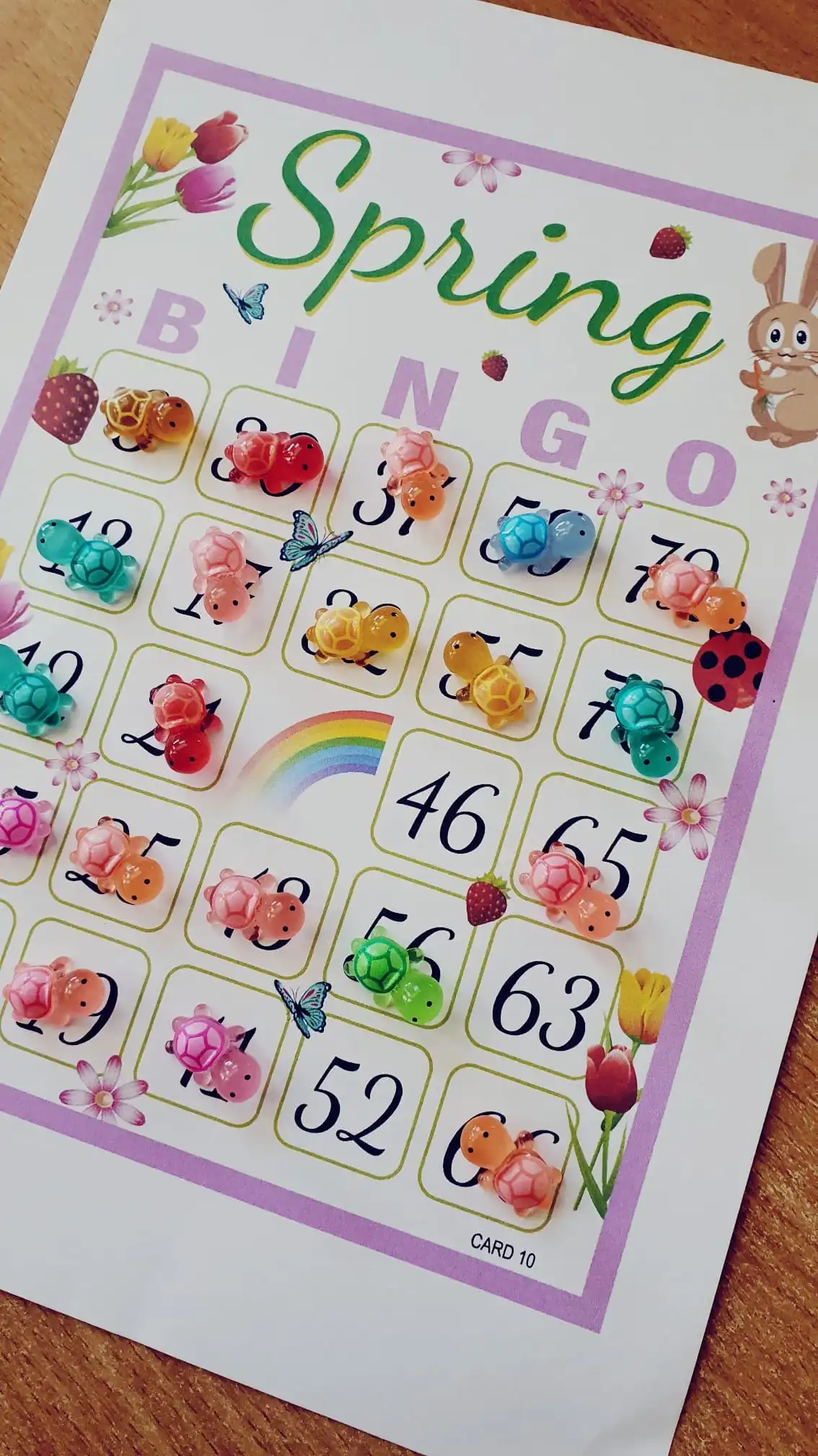 Bingo Worksheet-3
