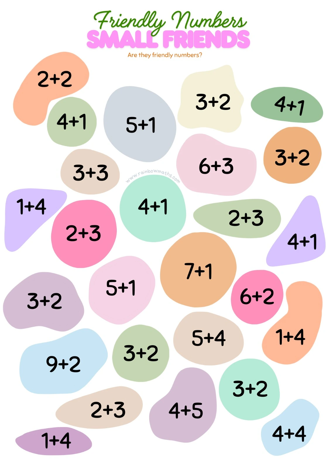 friendly numbers-small friends