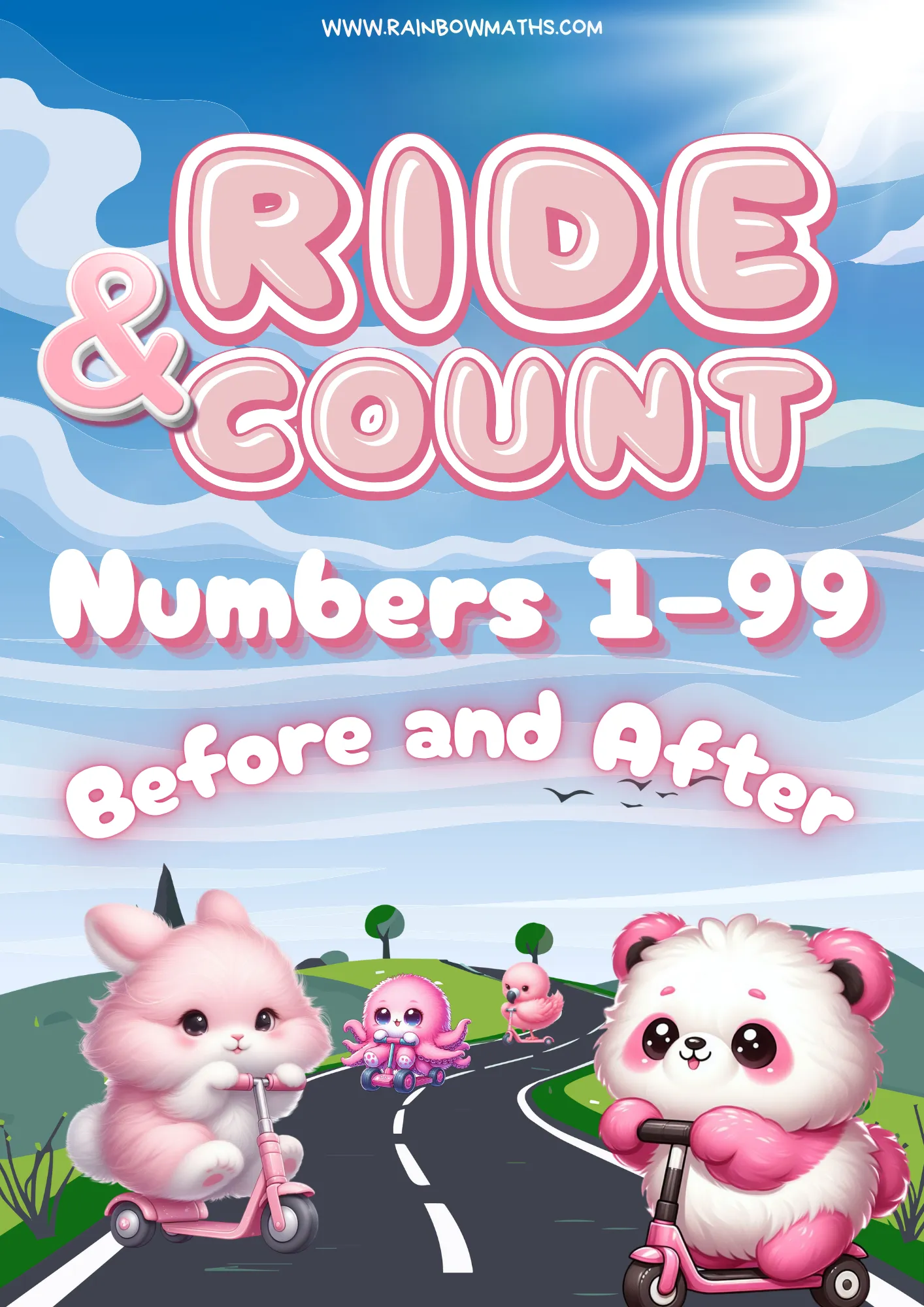 Before and After Numbers 0–99 Worksheets